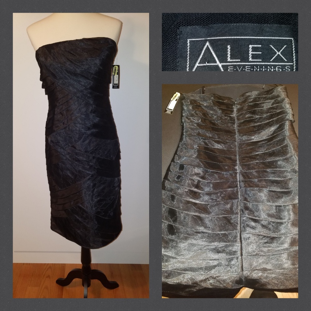 NWT Strapless Alex Evening